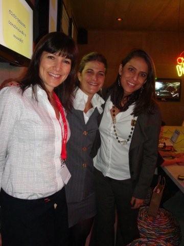 Andrea Bisker (WGSN), Flavia Kujawski e Aline (Iguatemi)